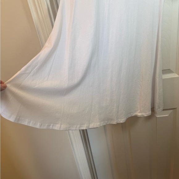 Eileen Fisher White A line T-Shirt Dress - Picture 2 of 6